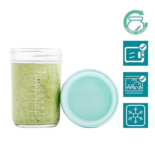 Thumbnail 2 de Babymoov Babybols Lot de Pots de Conservation Verre 4x100ml & 4x220ml – Couvercles Hermétiques