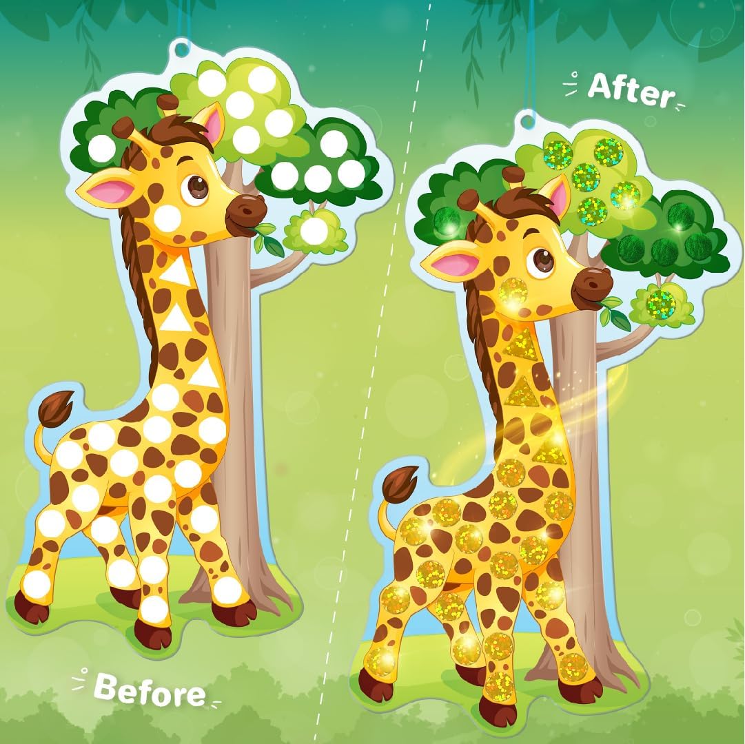 Thumbnail 2 de IImagimake Mirror Mosaic Animals & Birds Kids Art Set