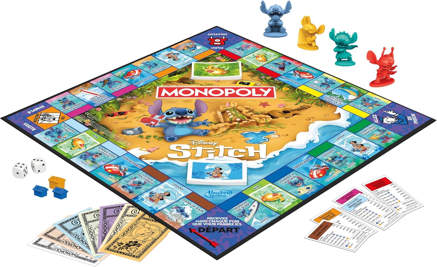 Thumbnail 6 de Monopoly: Disney Stitch Board Game – Family property-trading game for 2–6 players (Stitch-themed tokens & locations)