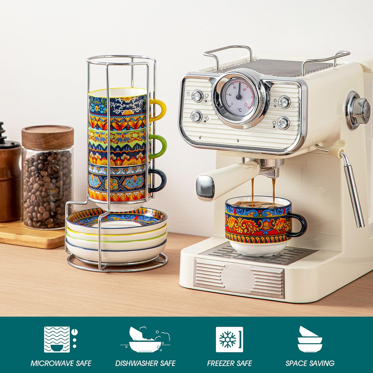 Thumbnail 3 de vancasso Espresso Cup Set, 8 oz