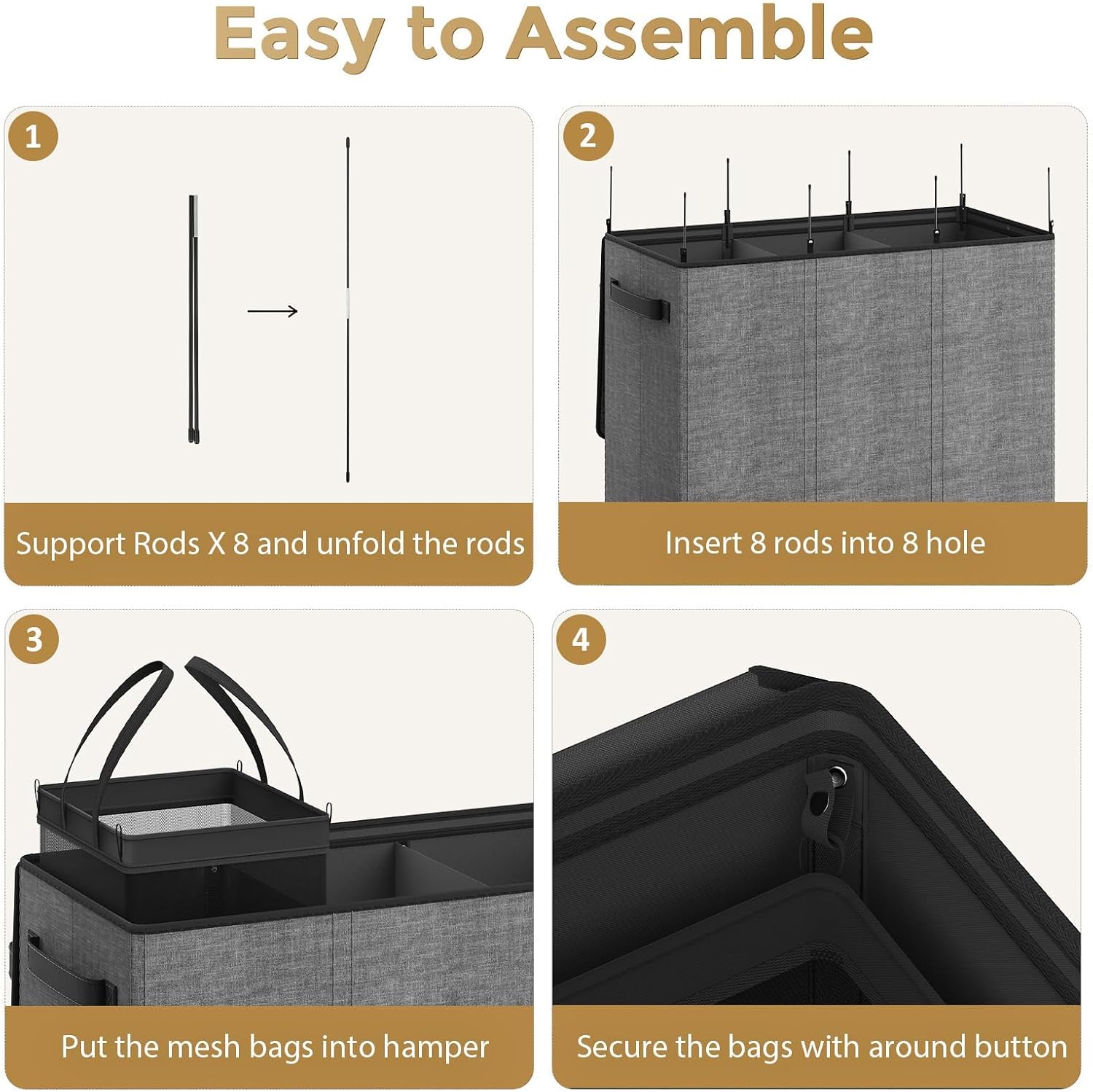 Thumbnail 6 de Optish Laundry Hamper 180L