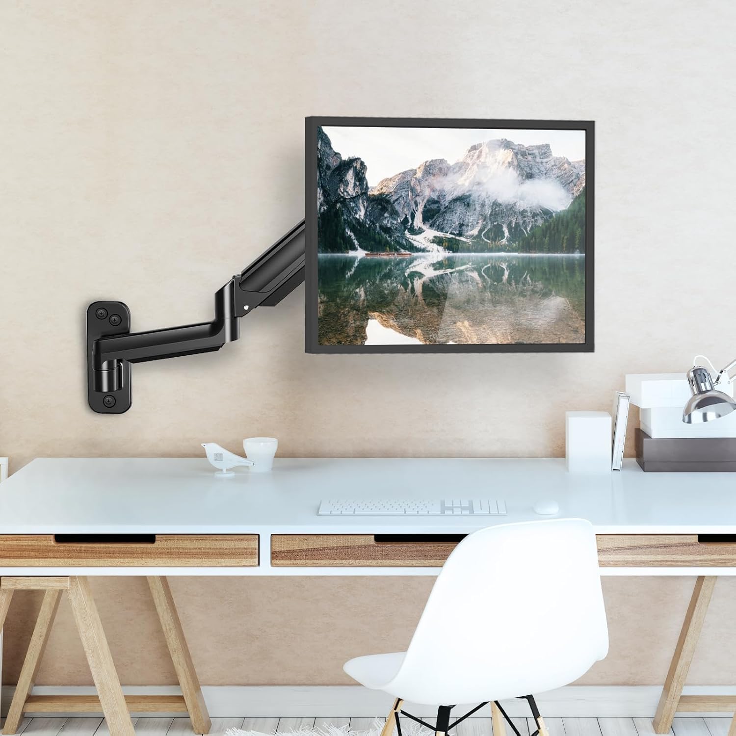 Thumbnail 6 de HUANUO 17-32 Inch Monitor Wall Mount Bracket for Computer/TV Screens