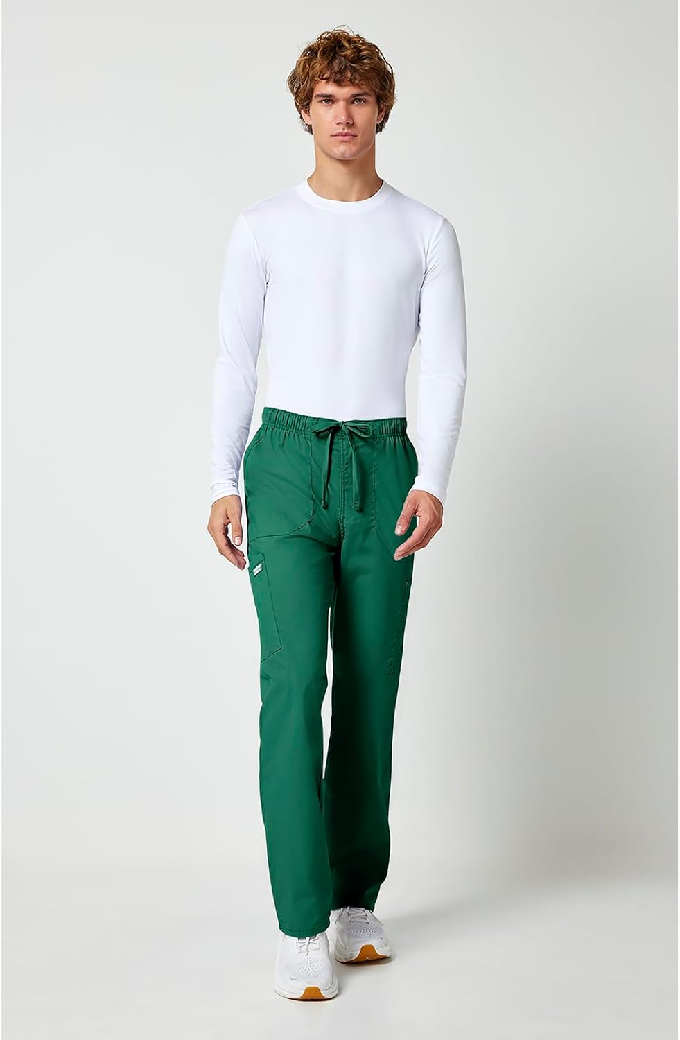 Thumbnail 2 de Cherokee WW190 Men's Tapered Cargo Scrub Pants, 2-Way Stretch, 5 Pockets