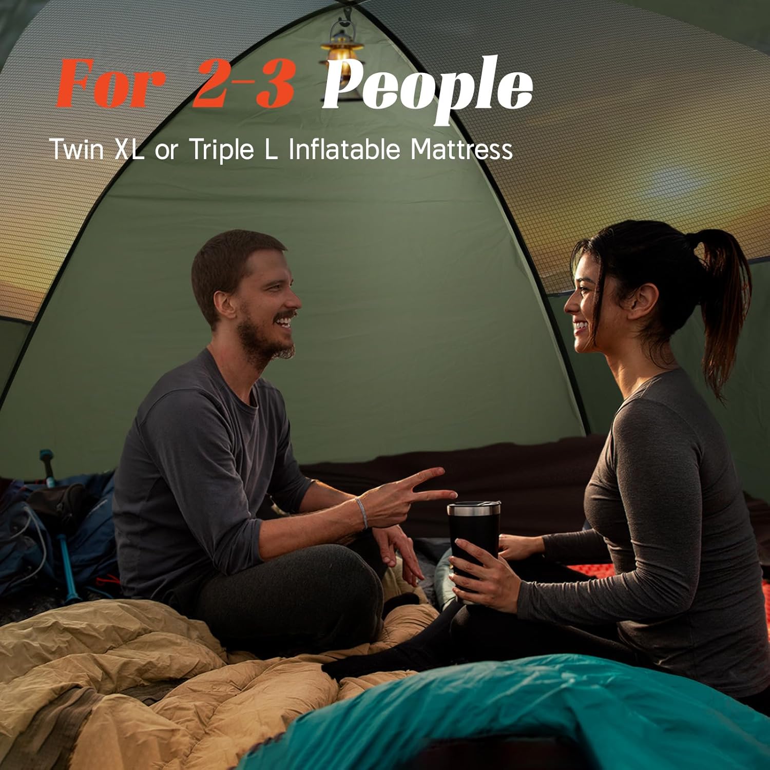 Thumbnail 6 de Camping Tent 2/3 Man Dome Tent 2.8kg