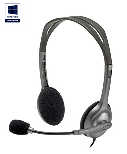Thumbnail 6 de Logitech H111 Kopfhörer mit Mikrofon – Stereo-Headset mit verstellbarem Mikrofon und Dualanschluss (Schwarz)