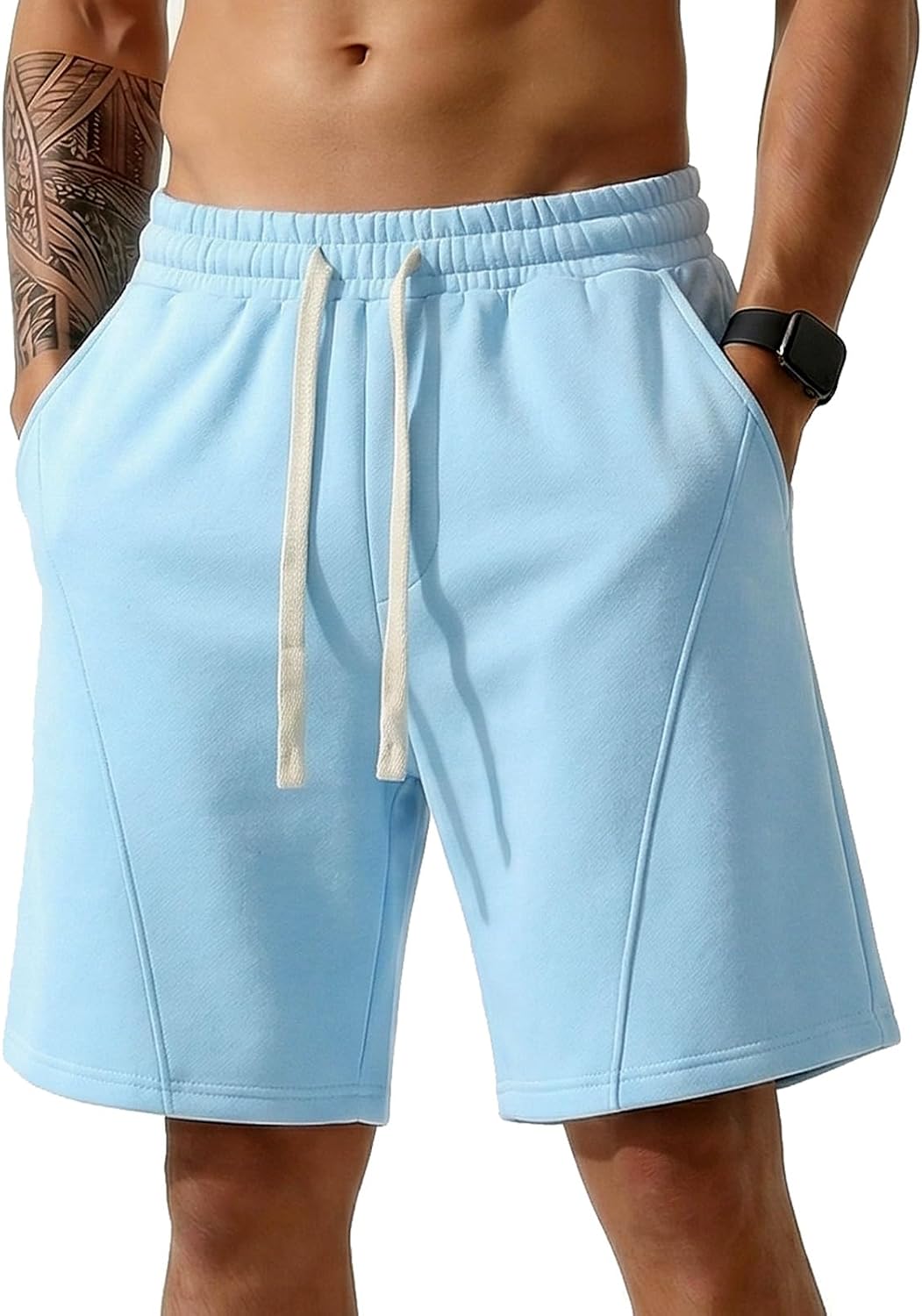 Detalle 2 de ZUY Men's Sweat Shorts, 8-Inch