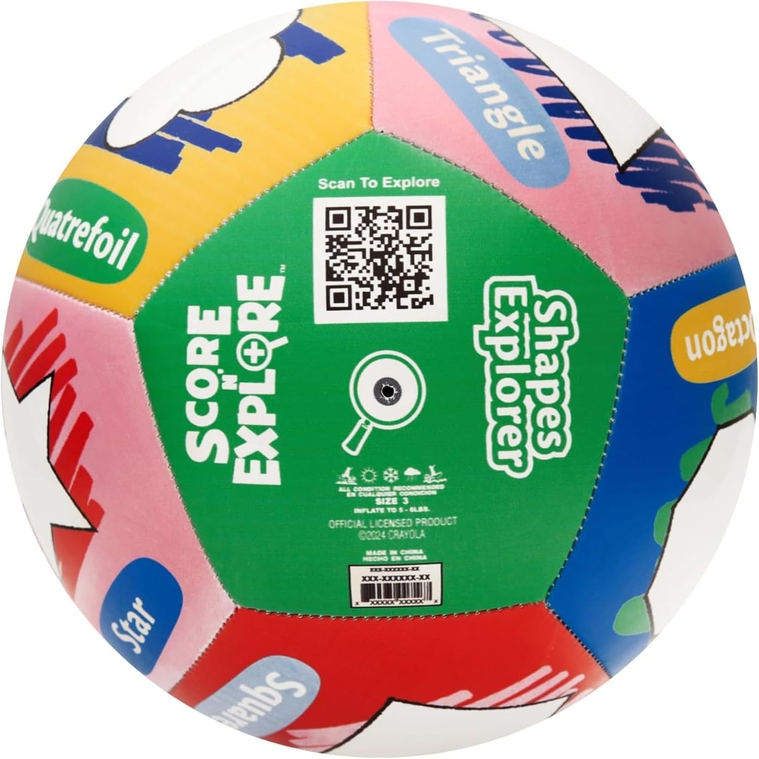 Detalle de Crayola CRAY200BL Soccer Ball Size 5