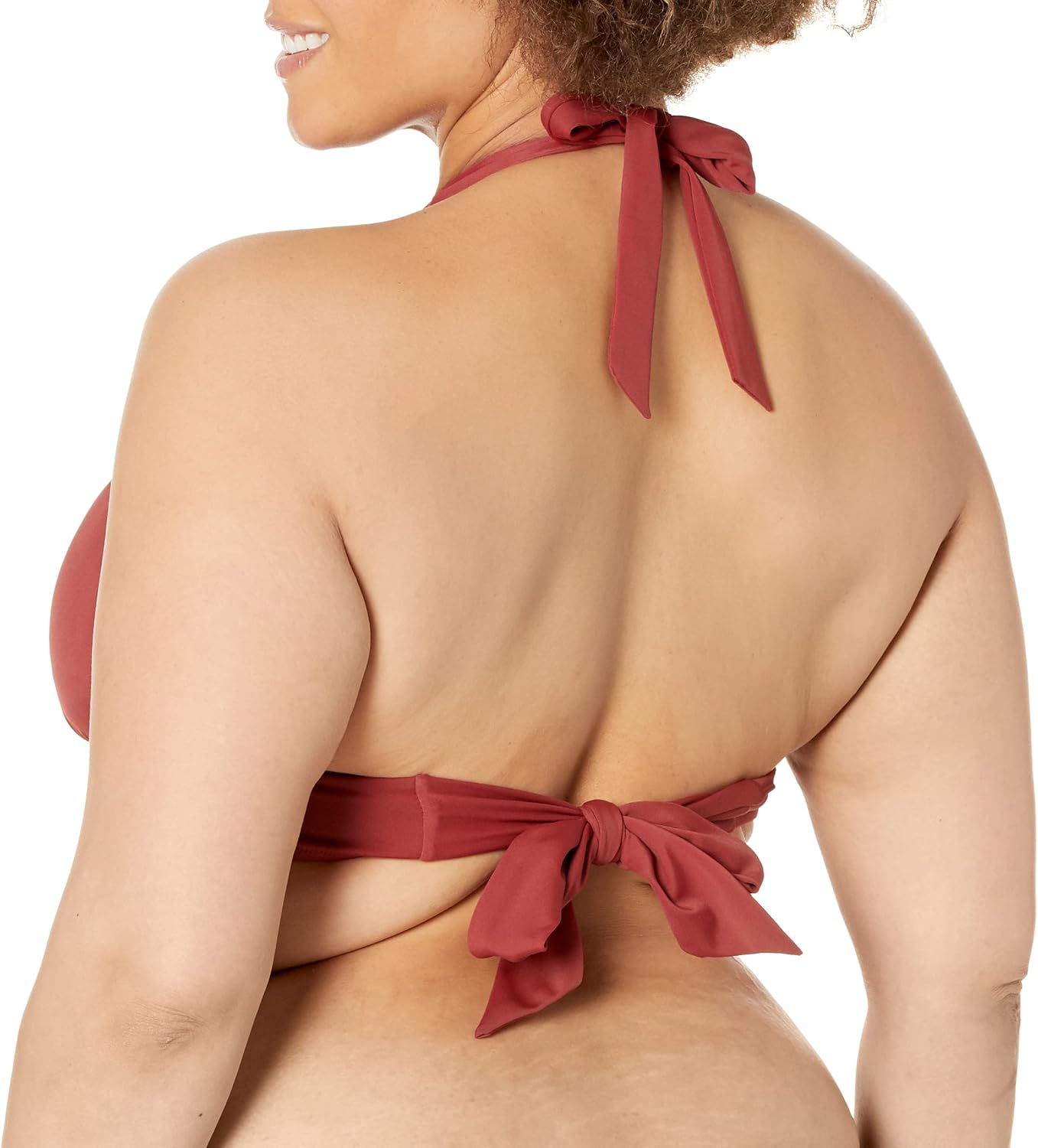 Thumbnail 6 de Amazon Essentials Light-Support Tie Halter Bikini Top