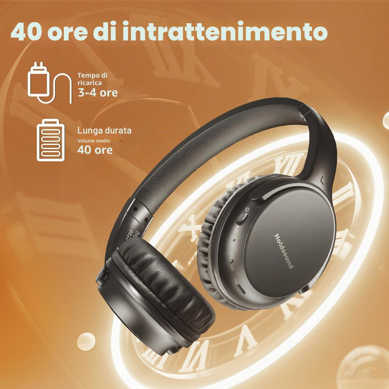 Thumbnail 6 de Holdsound Cuffie TV Wireless: libertà senza fili con trasmettitore USB e ascolto nitido