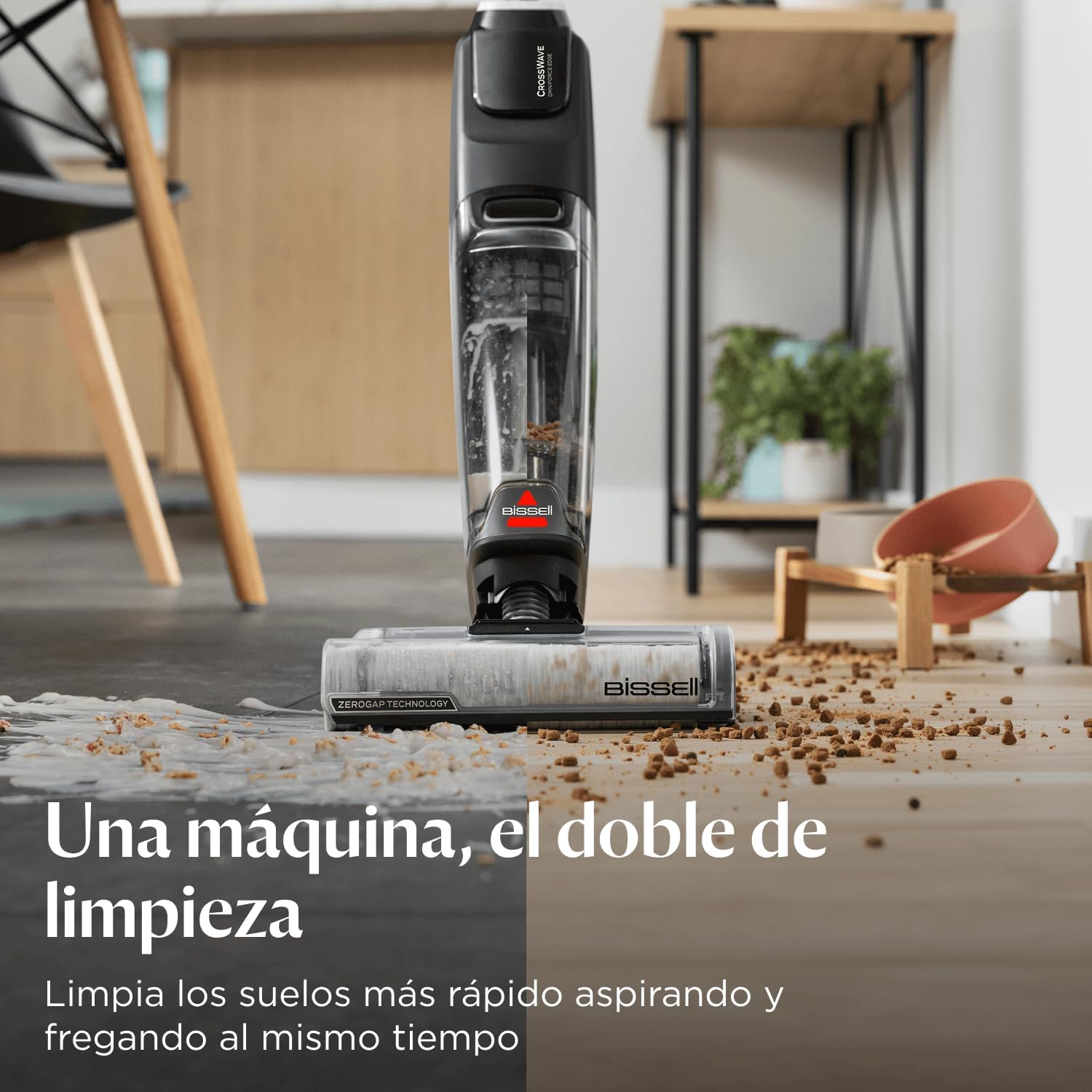 Detalle 2 de Bissell CrossWave OmniForce Edge 🧹 Aspiradora y Mopa Sin Cable