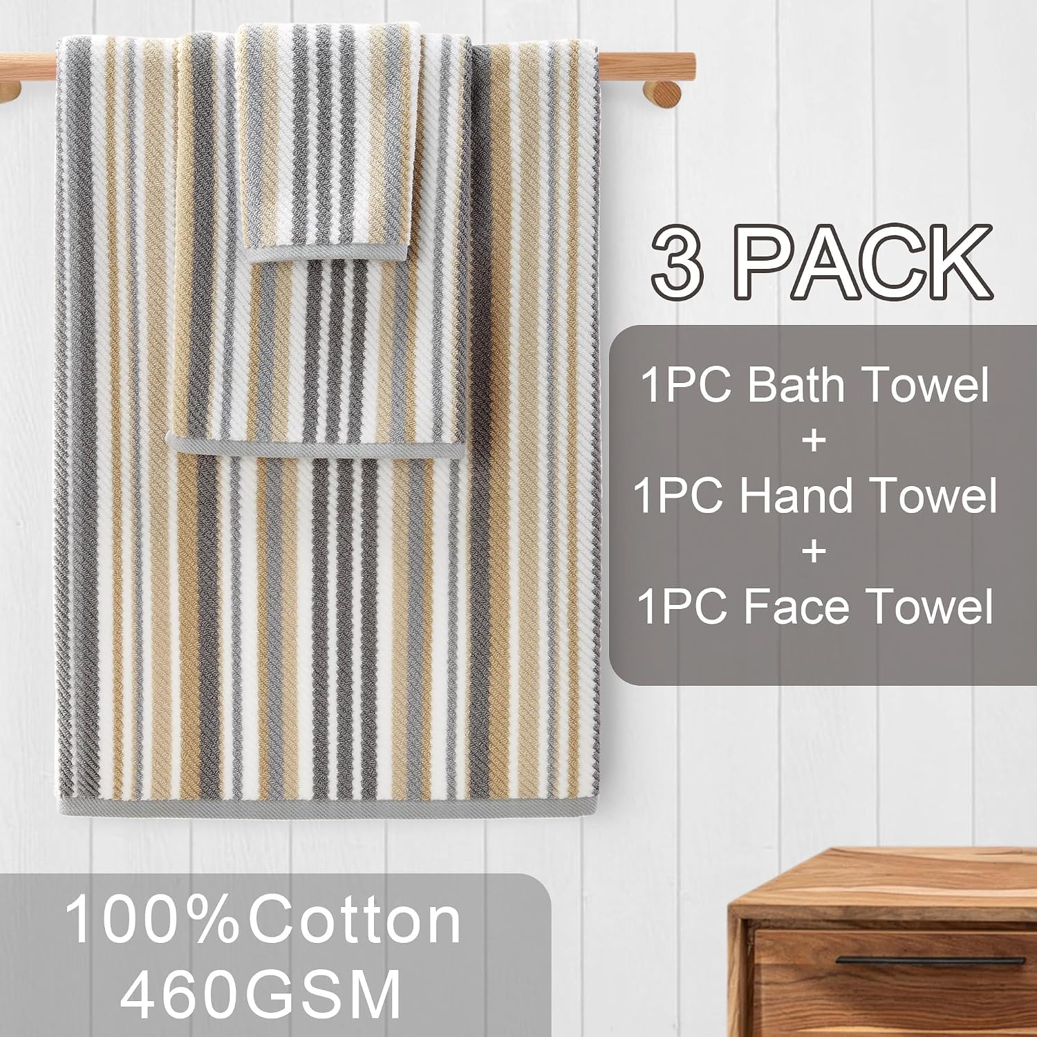 Detalle de VOOVA & MOVAS Cotton Towel Set