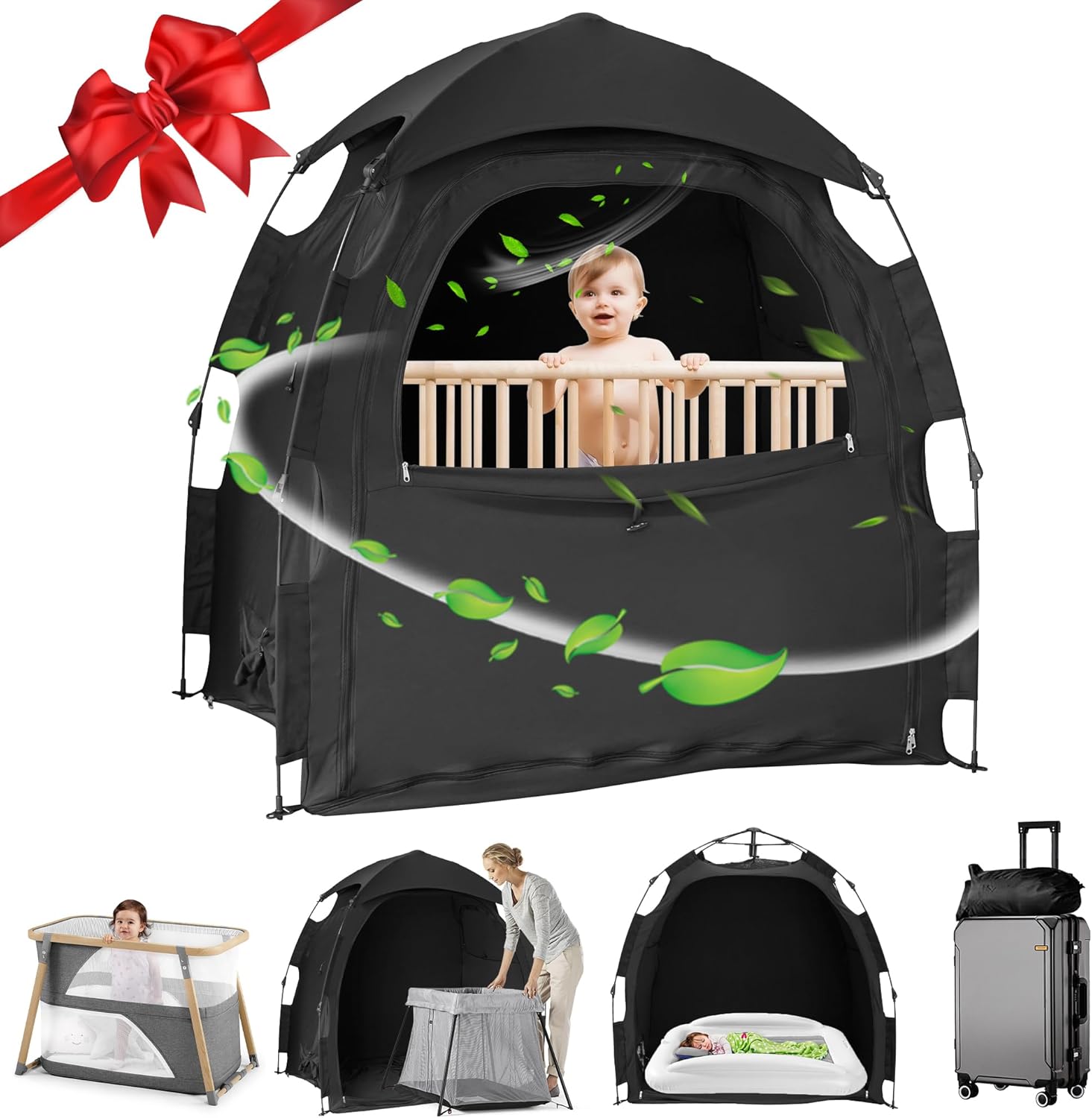 Detalle de YABORAS Sleep Tent for Pack N Play