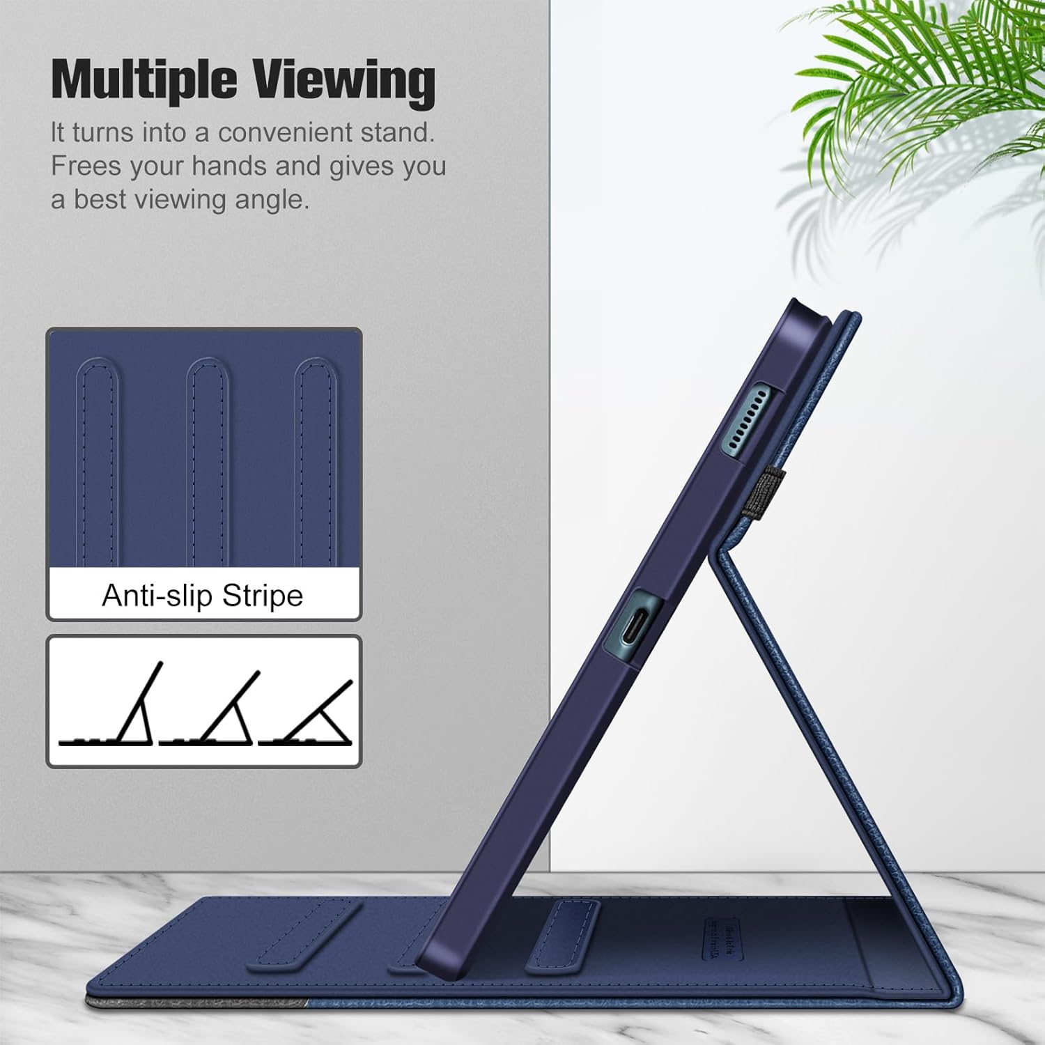 Thumbnail 3 de Fintie Hülle für Samsung Galaxy Tab S6 Lite 10.4 (SM-P620/625/610/613/615/619) – Dunkelblau