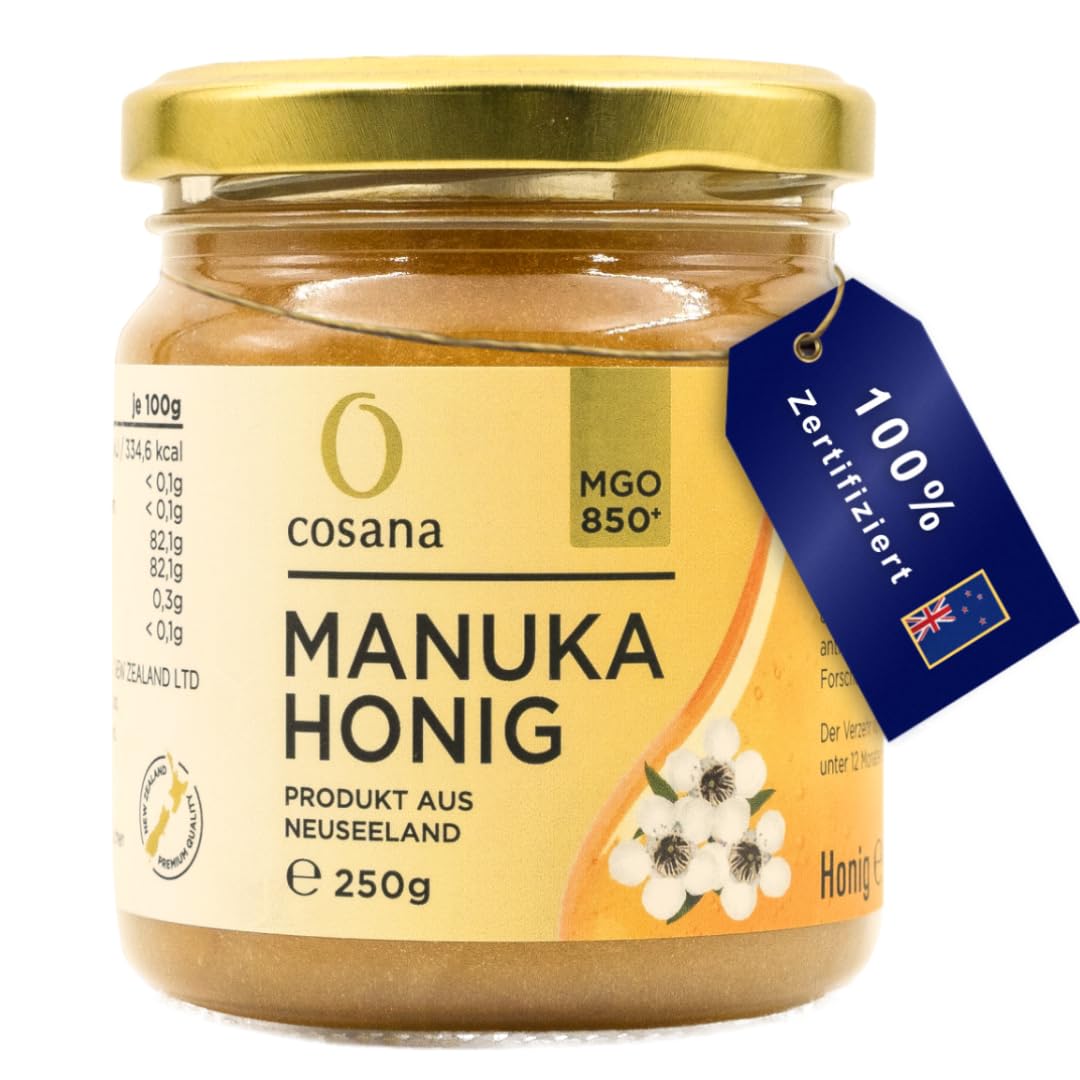 Manuka Honig 850 MGO, 250 g im Glas