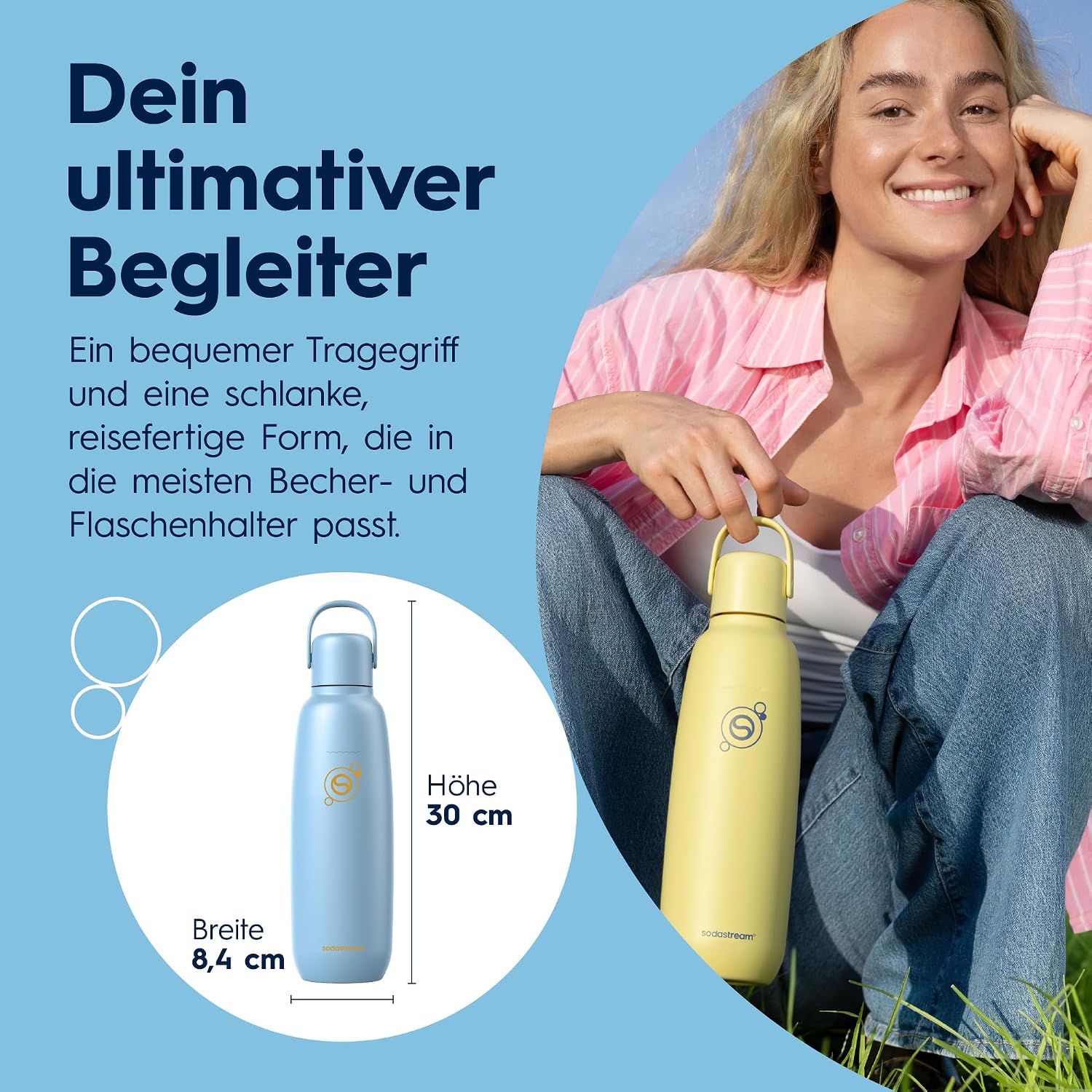 Thumbnail 6 de SodaStream Fizz & Go Edelstahl 0,9 l