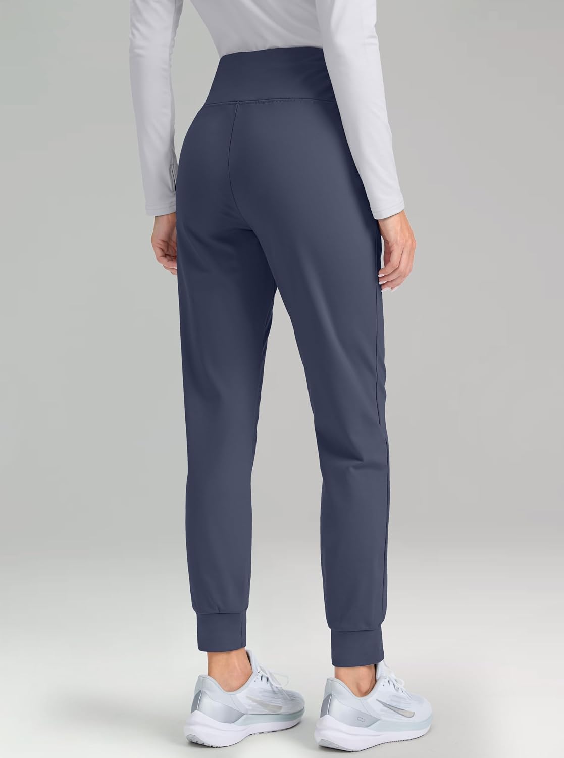 Detalle de G Gradual Women's Fleece-Lined Joggers, High-Waisted Water-Resistant Winter Pants