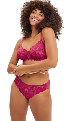 Detalle de Sans Complexe Modèle Arum – Soutien-gorge à armatures 95C Sorbet Cerise
