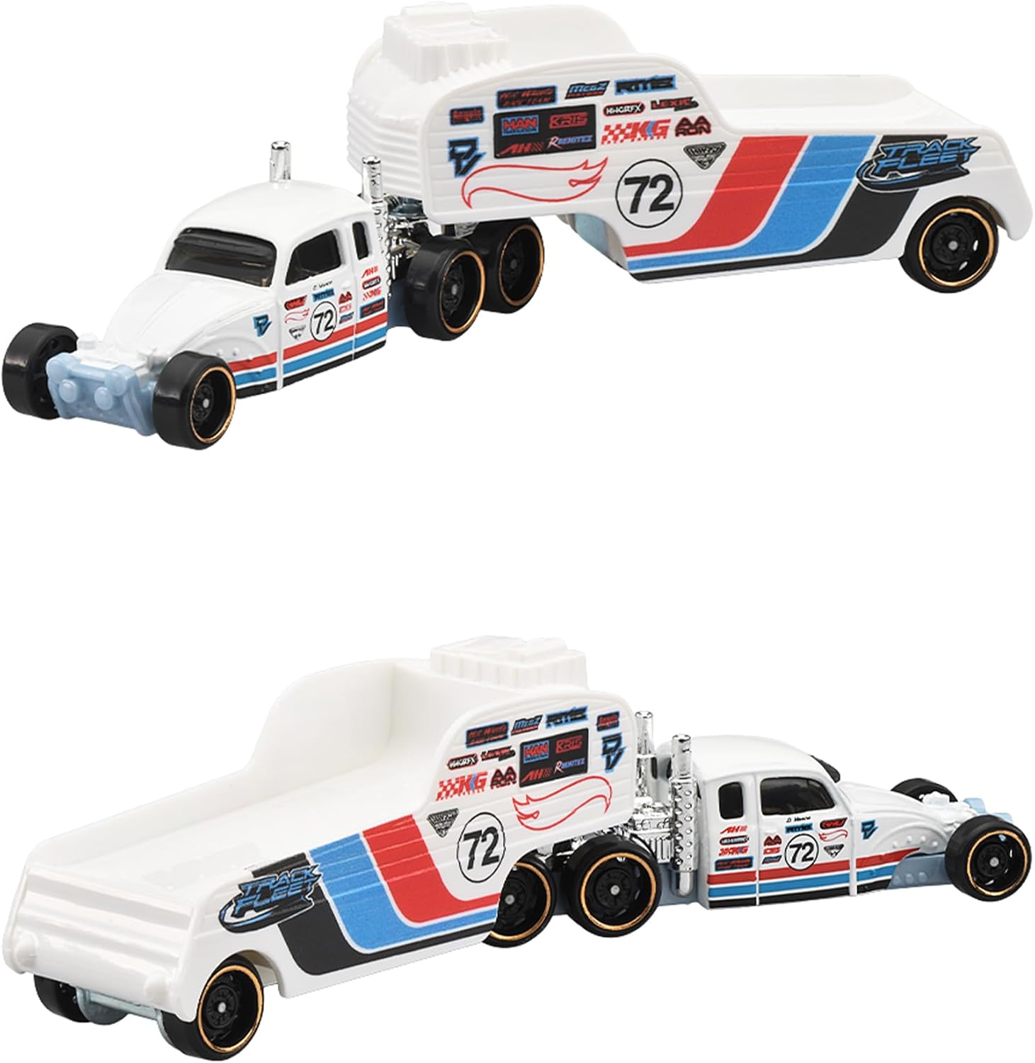 Detalle de Hot Wheels HYT56-986D トラック フリートアソート ミニカー 6台入り 1/64スケール