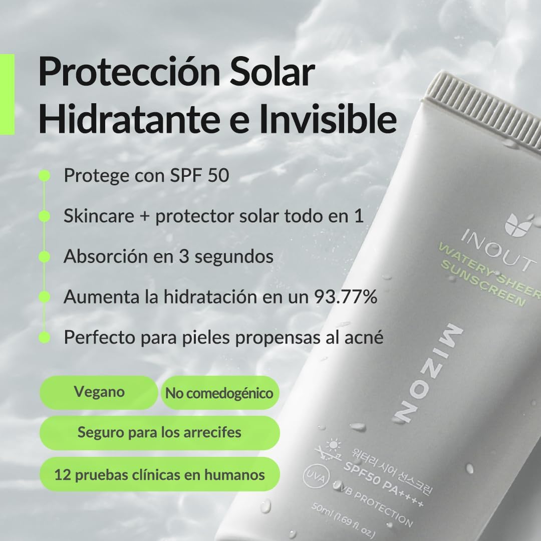 Thumbnail 1 de MIZON INOUT Watery Sheer SPF50+ 50ml