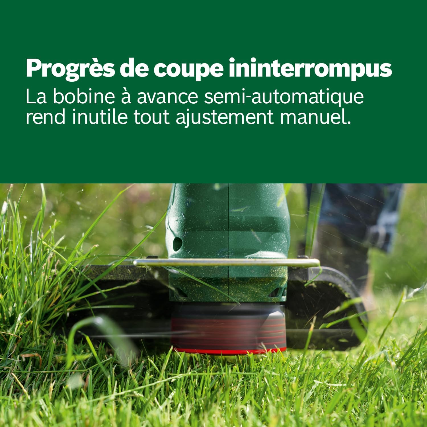 Thumbnail 3 de Bosch UniversalGrassCut 18V-26-500 EU (1 x 2,0 Ah) — coupe-bordures sans fil pour l’herbe et les finitions