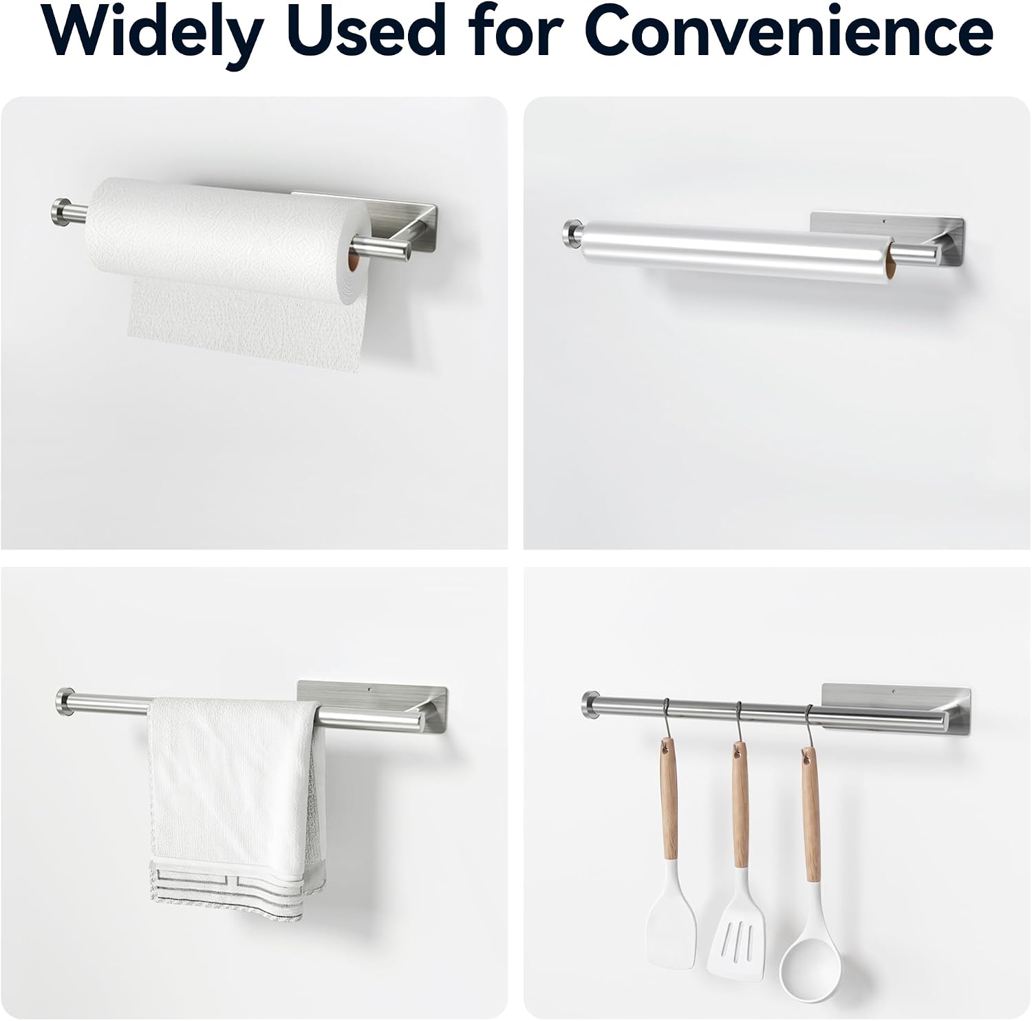 Detalle de Paper Towel Holder, Brushed Nickel