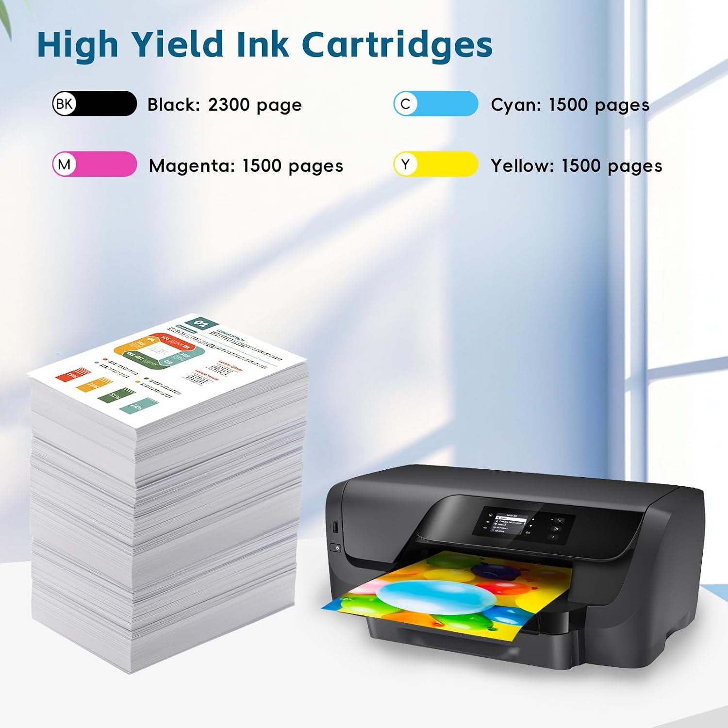 Thumbnail 2 de Aimery 950XL 951XL Compatible Ink Cartridges, 4-Pack, Black and Colour