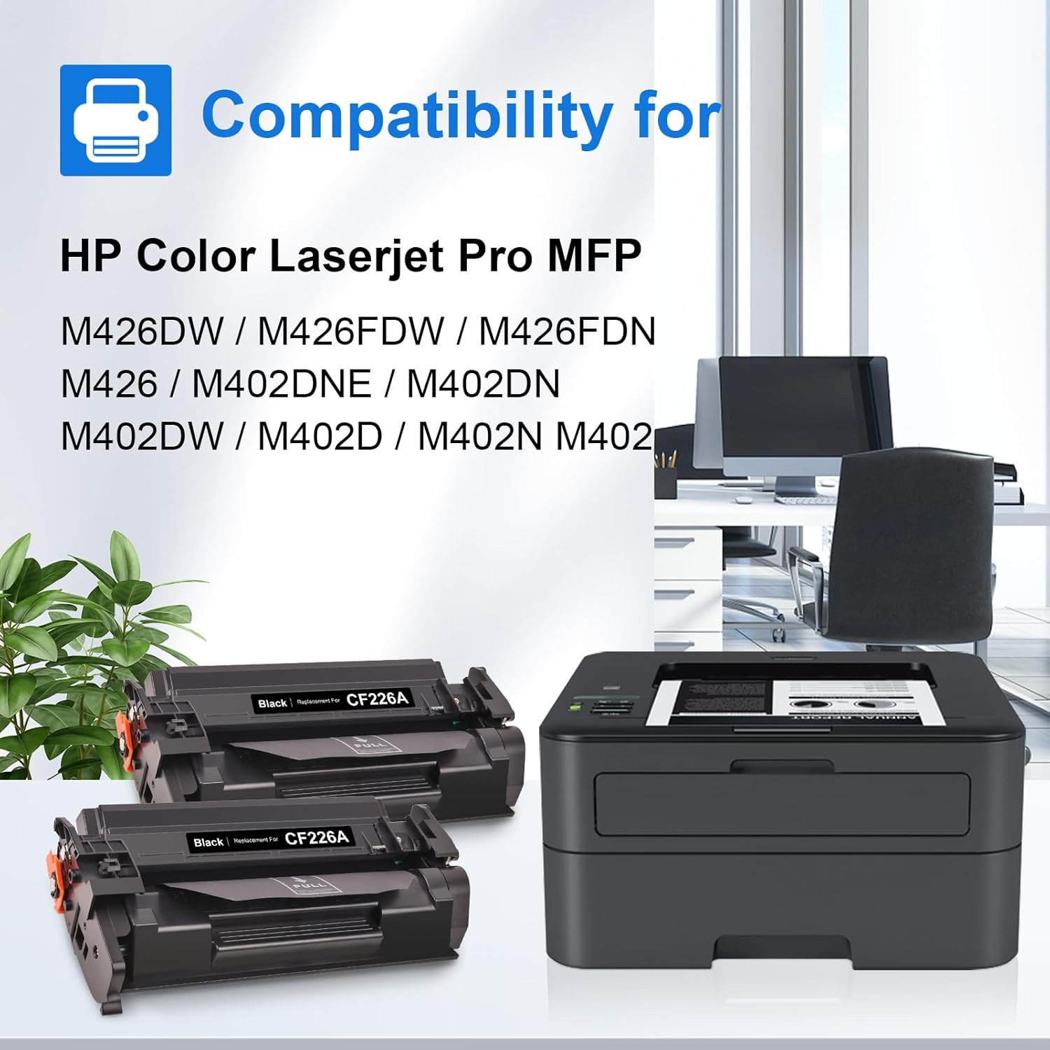 Thumbnail 1 de MYCARTRIDGE 26A CF226A Toner compatible 3100 pages 🖨️