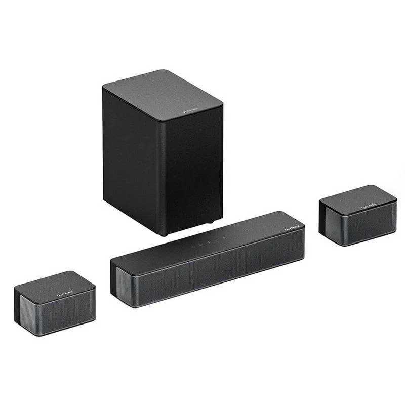 Detalle de Ultimea Poseidon D50 barra de sonido 5.1 Bluetooth 5.3 con subwoofer negro