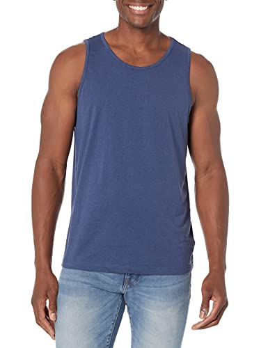 Detalle de Amazon Essentials Camiseta de Tirantes de Ajuste Normal para Hombre – Azul Mezcla, Talla L