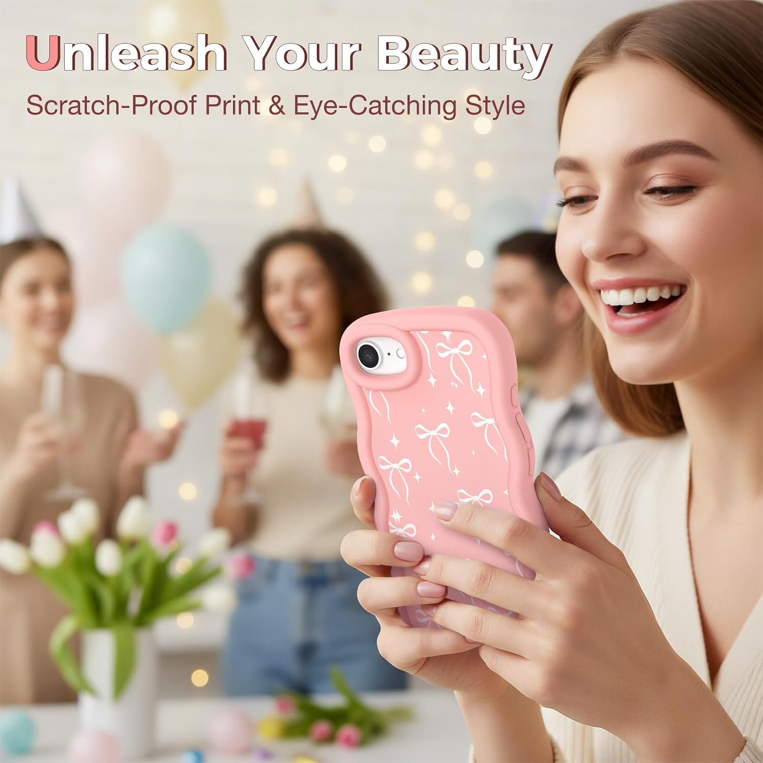 Thumbnail 5 de CASBST iPhone 16e Case Bowknot Star