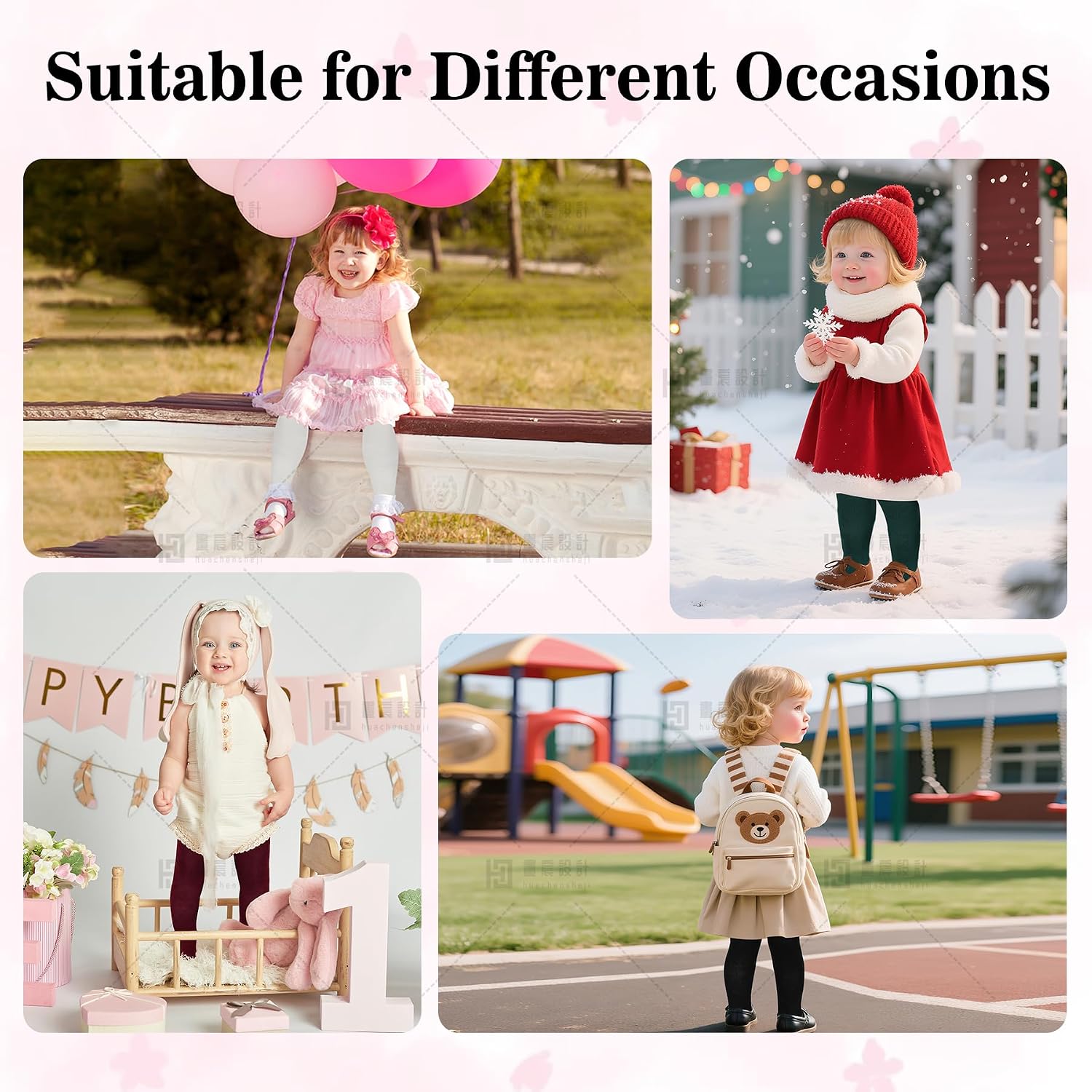 Thumbnail 3 de Zzxlw baby tights set 3 pairs