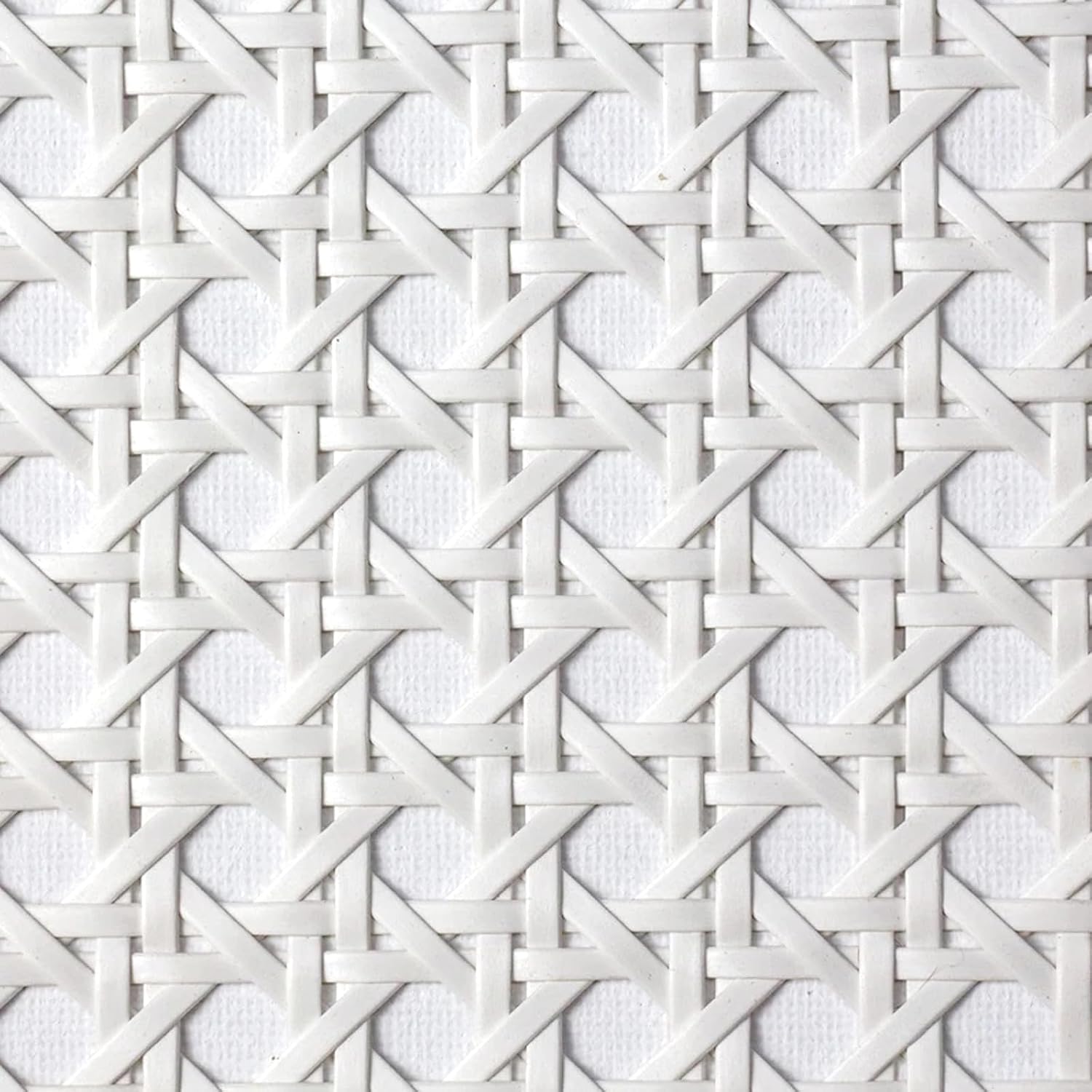 Thumbnail 1 de White Plastic Cane Webbing Roll, 15.8 in x 9.9 ft