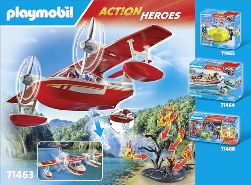 Thumbnail 4 de Playmobil 71463 Hydravion avec Pompier - Action Heroes