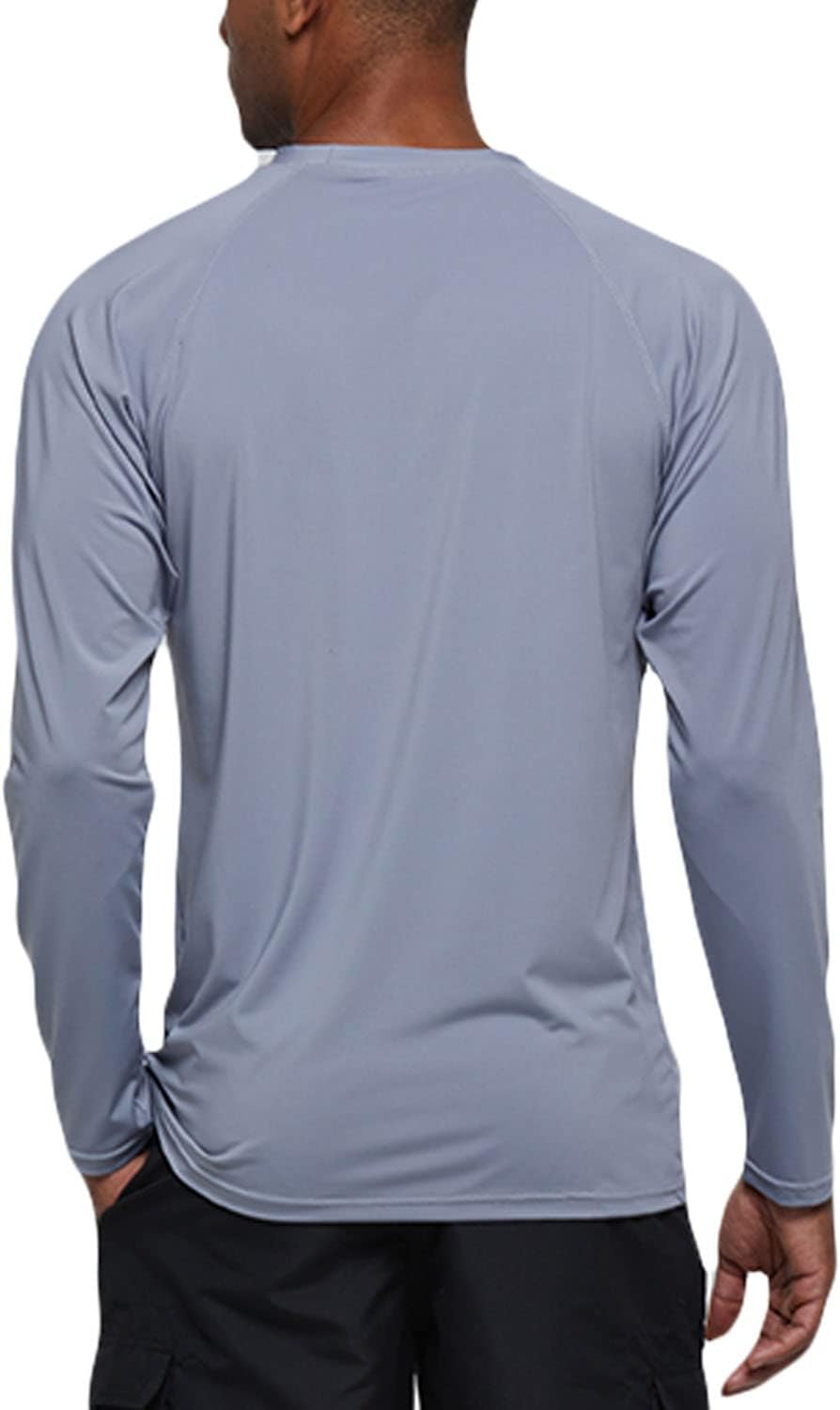 Detalle 2 de Men's Long-Sleeve Swim Shirt, UPF 50+ Quick-Drying and Moisture-Wicking
