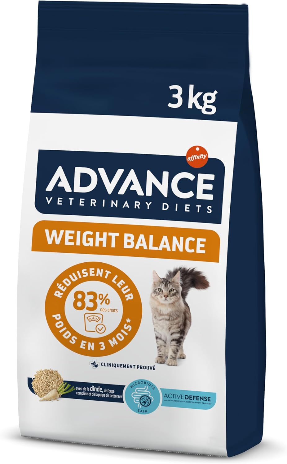 Detalle de Advance Veterinary Diets Weight Balance – Croquettes pour chats en surpoids – 3 kg