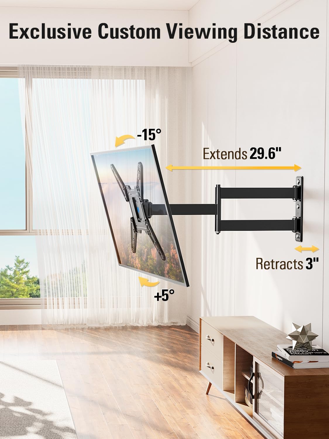 Thumbnail 1 de Mounting Dream MD2286-M Long Arm TV Mount 30in