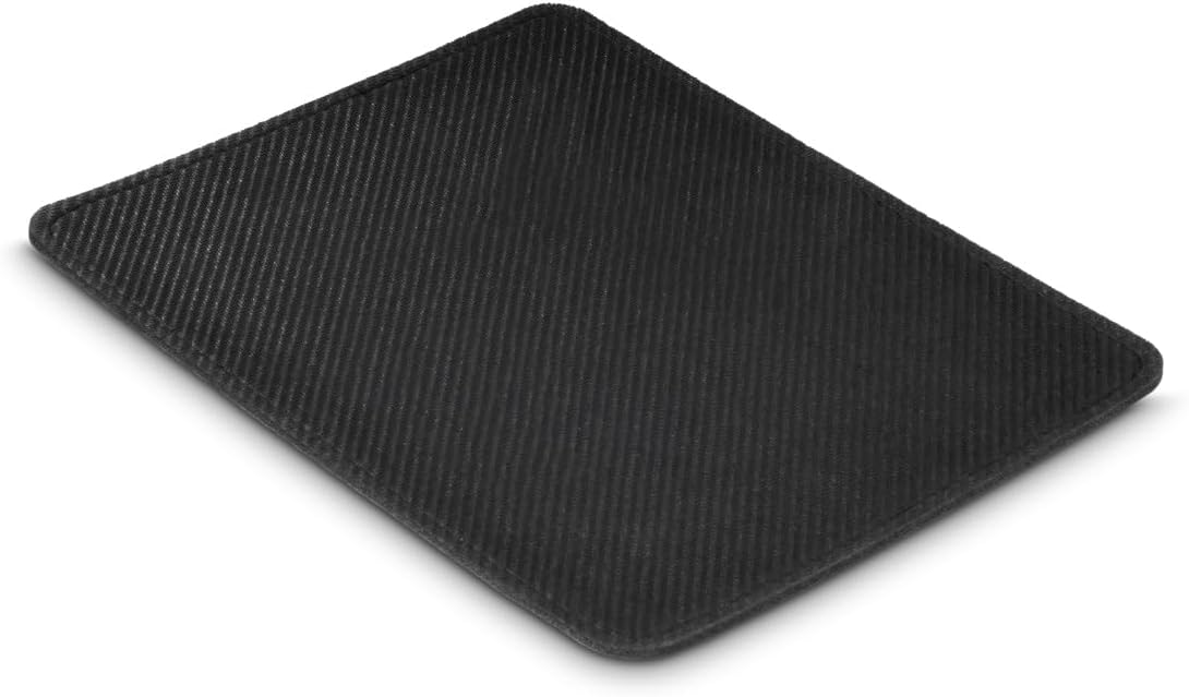 Detalle de Hama Cuir Synthétique tapis de souris noir antidérapant pour bureau