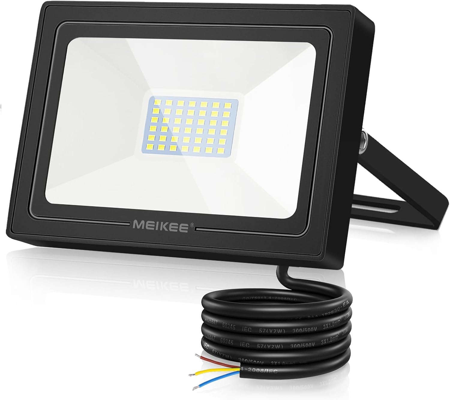 Detalle de MEIKEE 35W LED Floodlight Outdoor: 3000 Lumen Security Light with IP66 Waterproofing