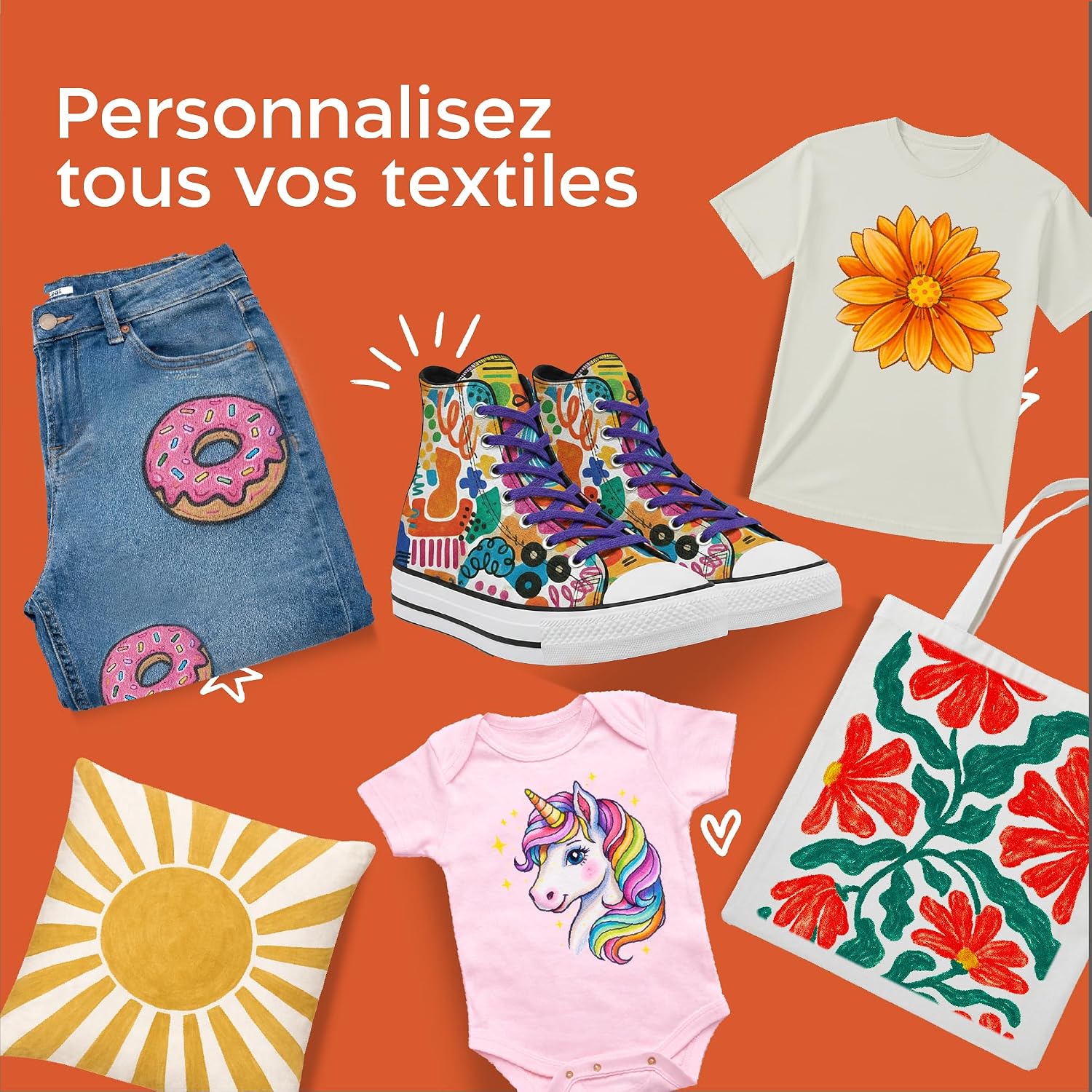Detalle 2 de Set de 20 marqueurs textile Zenacolor – Feutres textile non toxiques, indélébiles à pointe fine pour t-shirt et tissus