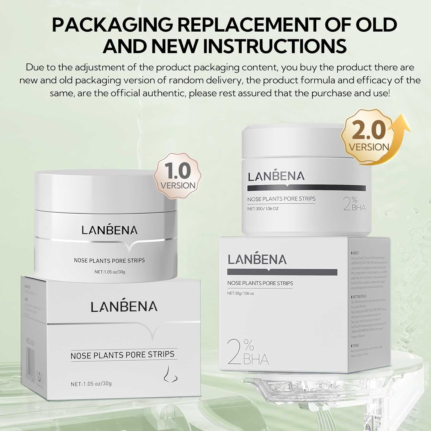 Detalle de LANBENA Nasenmasken-Set nose mask set