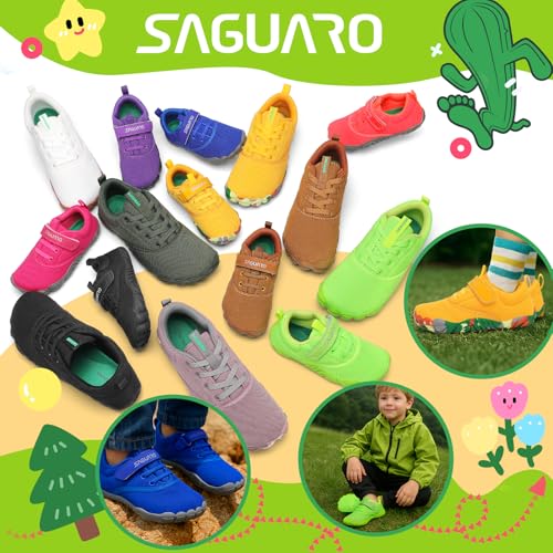 Thumbnail 6 de SAGUARO Barefoot Niños – Zapatillas de Trail Minimalistas Amarillo EU 26