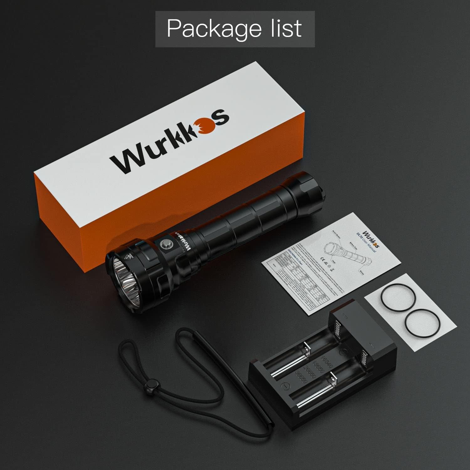 Thumbnail 4 de Wurkkos DL70 Torcia subacquea da 13.000 lumen con LED XHP50.2, IPX-8 e batterie 5000 mAh