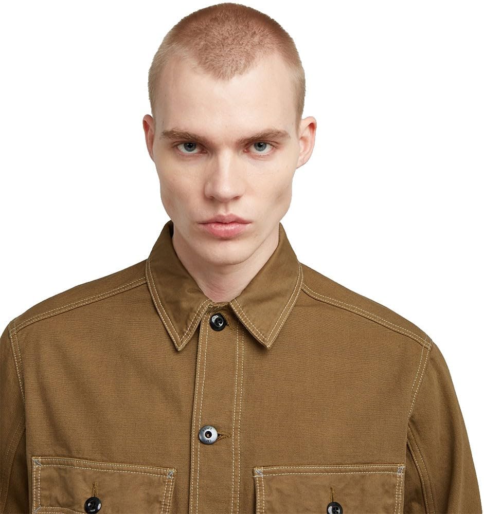 Detalle de G-STAR Mosa Overshirt Overshirts Uomo – Pacco da 1