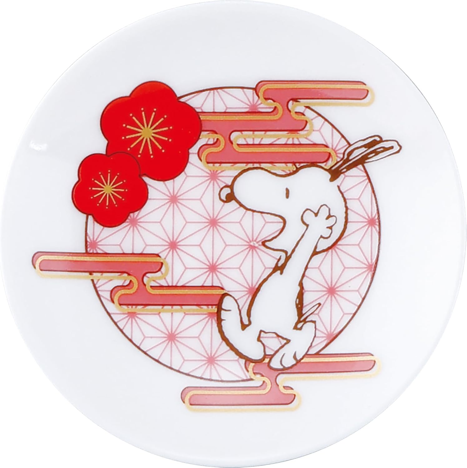 Detalle 2 de Peanuts Snoopy bean plate, 3.5-inch