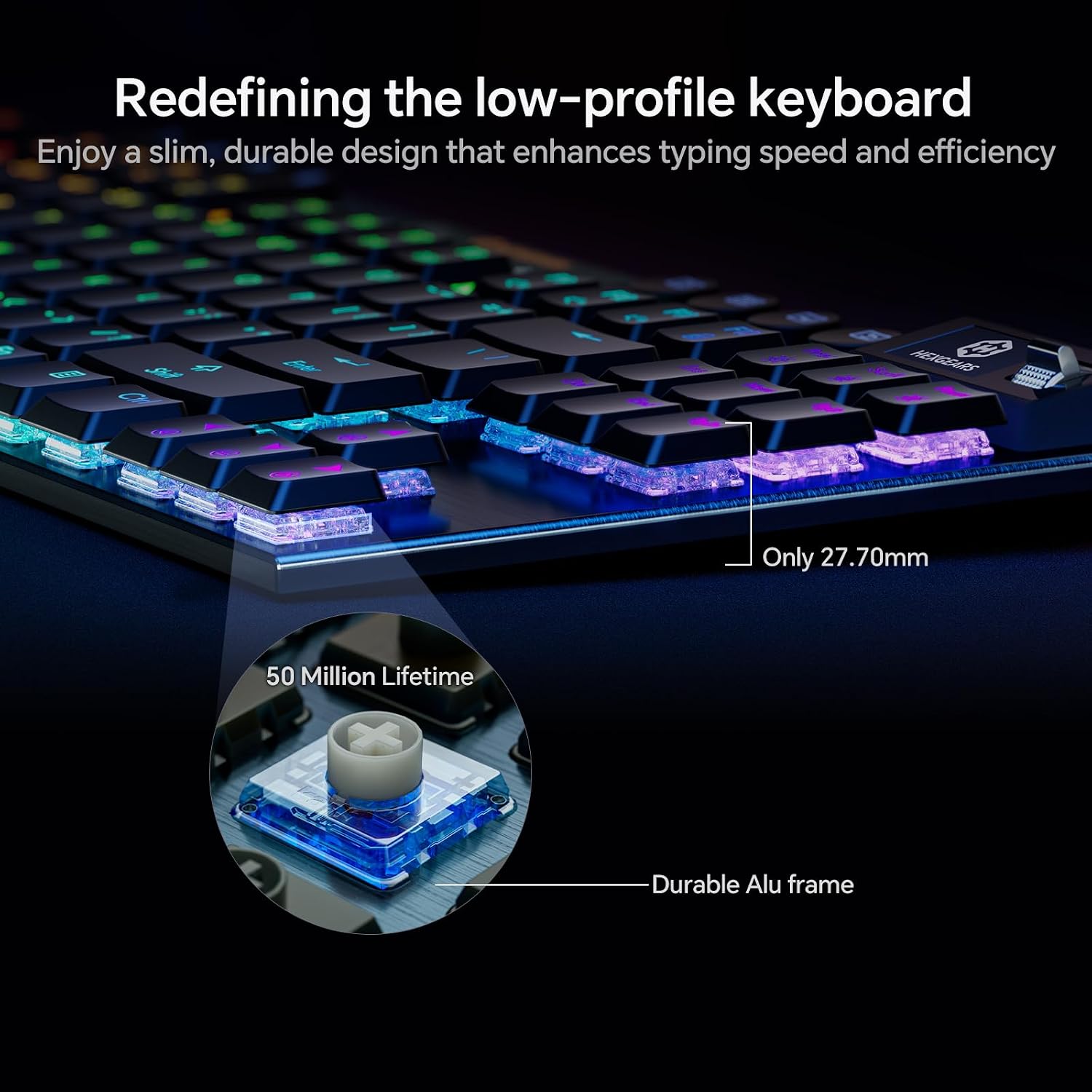 Detalle de Hexgears Low-Profile Mechanical Keyboard A3