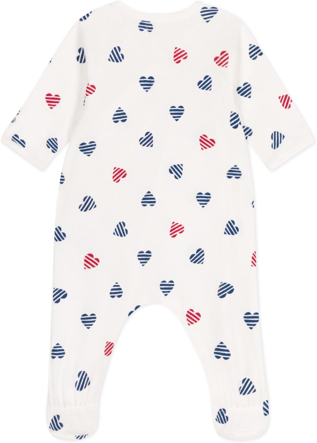 Thumbnail 1 de Petit Bateau A0cfe Dors Bien Mixte bébé (lot de 1) – pyjama coton cœur rayé