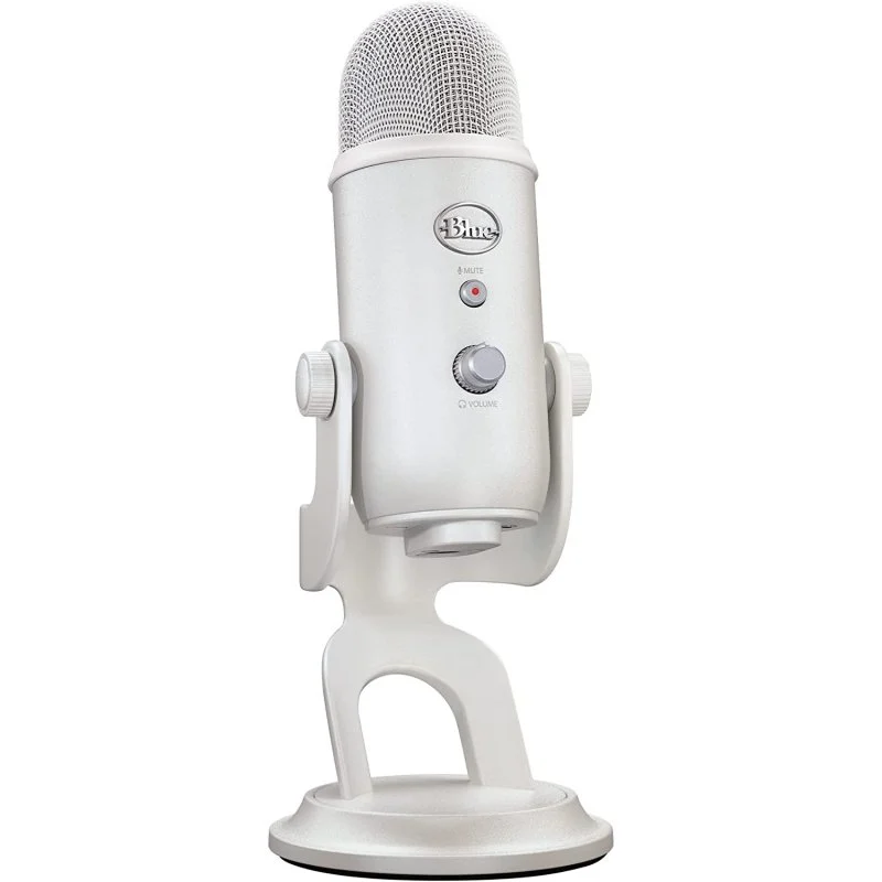 Detalle de Blue Yeti para The Aurora Collection – Blanco (Blue VO!CE)