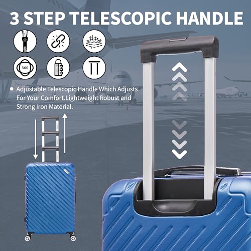 Thumbnail 7 de FLYMAX 29" Large Suitcase 4 Wheel Lightweight ABS Hard Shell with 100 Litre Capacity and 3‑Digit Lock