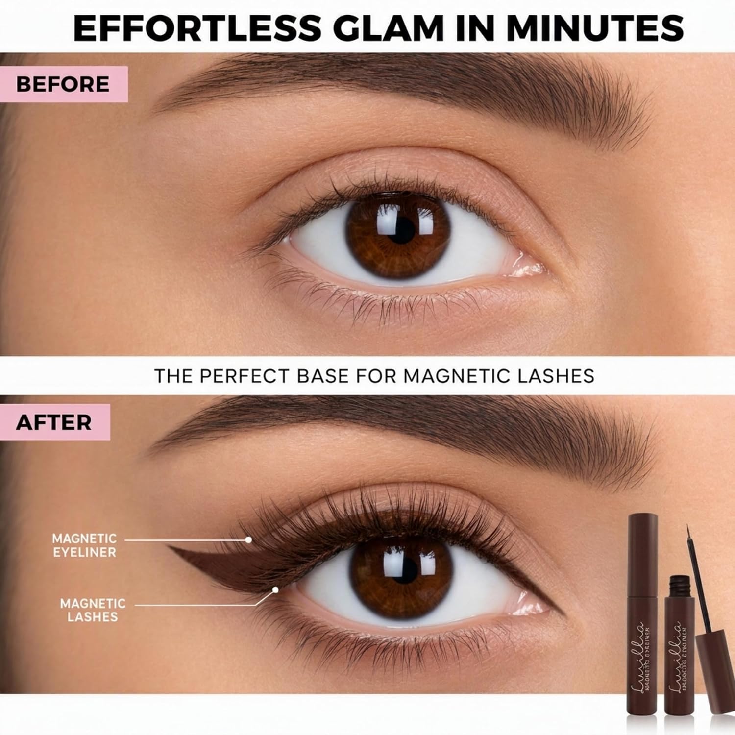 Detalle de Luxillia Magnetic Eyeliner, Brown