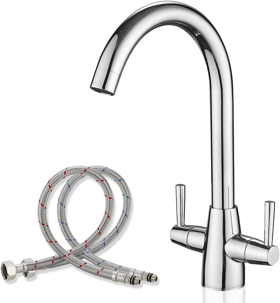 Kitchen tap mixer 360 swivel 1 hole